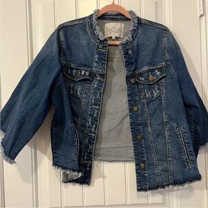 Jean Jacket with bell sleeves